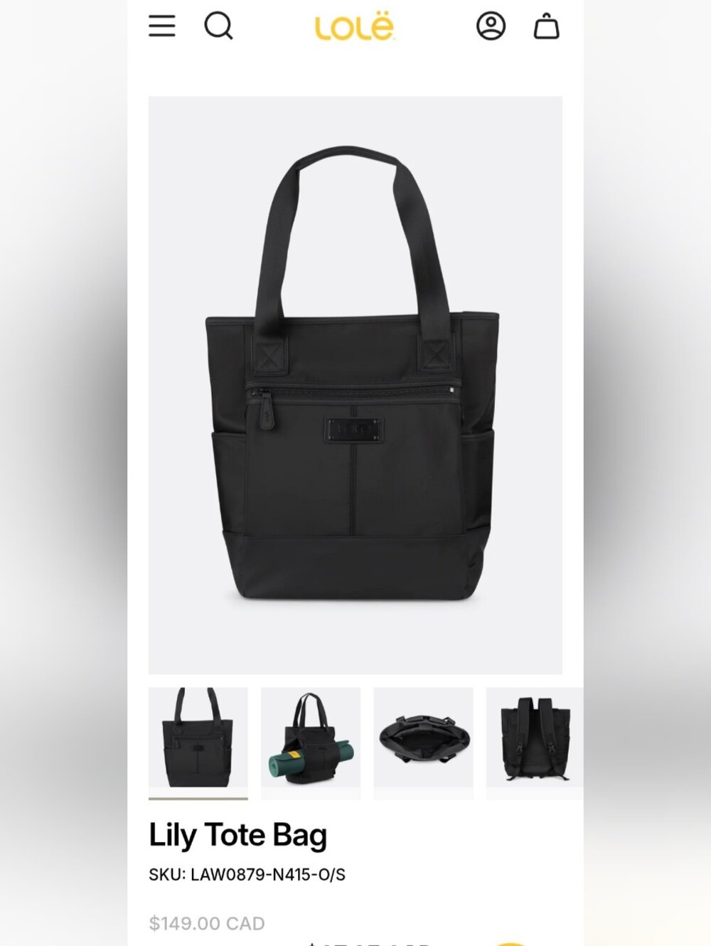 Lole Lily Tote Bag